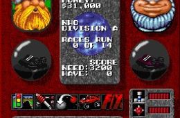 Скриншот из игры «Rock n' Roll Racing»