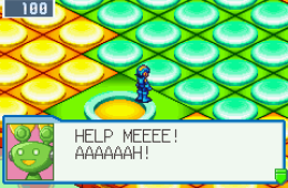 Скриншот из игры «Mega Man Battle Network 4: Red Sun»