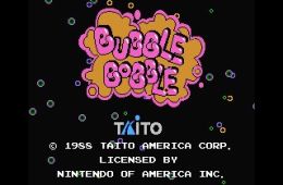 Скриншот из игры «Bubble Bobble»