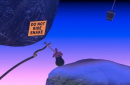 Скриншот из игры «Getting Over It with Bennett Foddy»