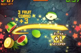 Скриншот из игры «Fruit Ninja»
