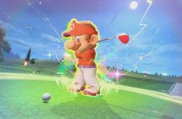 Скриншот из игры «Mario Golf: Super Rush»