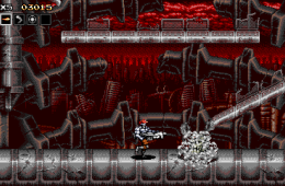 Скриншот из игры «Blazing Chrome»