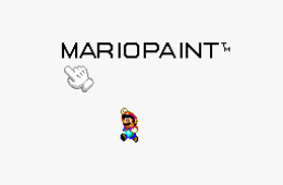 Скриншот из игры «Mario Paint»