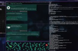 Скриншот из игры «Hacknet»