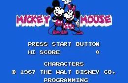 Скриншот из игры «Mickey Mousecapade»