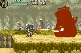 Скриншот из игры «Metal Slug Advance»