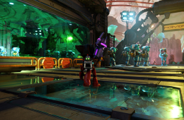 Скриншот из игры «Ratchet & Clank: Rift Apart»
