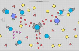 Скриншот из игры «Diep.io»