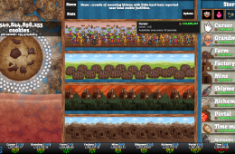 Скриншот из игры «Cookie Clicker»