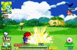 Скриншот из игры «Mario Golf: Advance Tour»