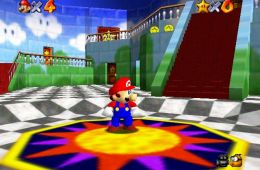 Скриншот из игры «Super Mario 64»