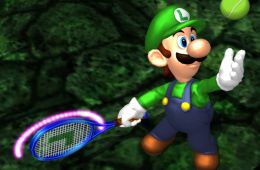 Скриншот из игры «Mario Power Tennis»