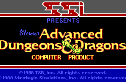 Скриншот из игры «Advanced Dungeons & Dragons: Pool of Radiance»