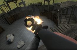 Скриншот из игры «Boneworks»