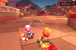 Скриншот из игры «Mario Kart Tour»