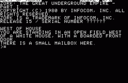 Скриншот из игры «Zork»