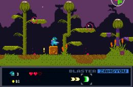 Скриншот из игры «Kero Blaster»