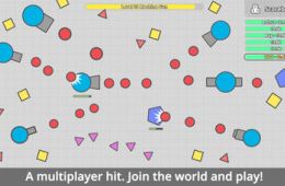 Скриншот из игры «Diep.io»