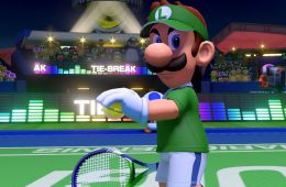 Скриншот из игры «Mario Tennis Aces»