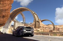 Скриншот из игры «TrackMania 2: Canyon»