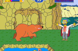 Скриншот из игры «The Simpsons Arcade Game»