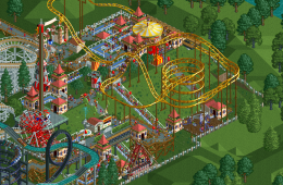 Скриншот из игры «RollerCoaster Tycoon»