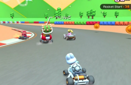 Скриншот из игры «Mario Kart Tour»