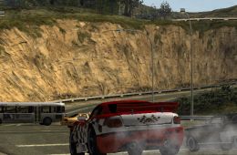 Скриншот из игры «Burnout 2: Point of Impact»