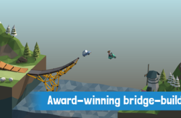 Скриншот из игры «Poly Bridge»