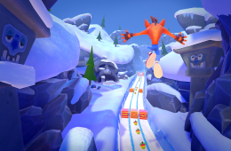 Скриншот из игры «Crash Bandicoot: On the Run!»