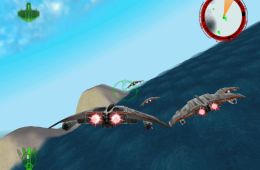 Скриншот из игры «Star Wars: Rogue Squadron»