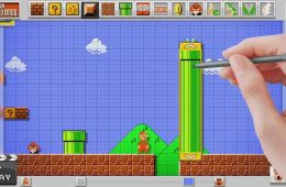 Скриншот из игры «Super Mario Maker»