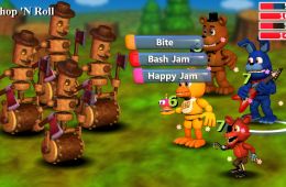 Скриншот из игры «FNaF World»