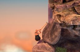 Скриншот из игры «Getting Over It with Bennett Foddy»