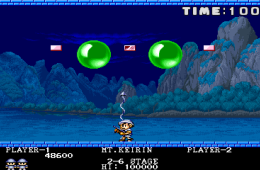 Скриншот из игры «Buster Bros.»
