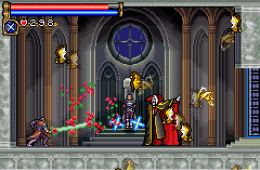Скриншот из игры «Castlevania: Circle of the Moon»