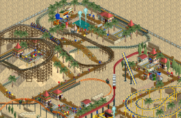 Скриншот из игры «RollerCoaster Tycoon»