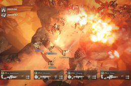 Скриншот из игры «Helldivers»