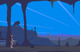 Скриншот из игры «Another World»