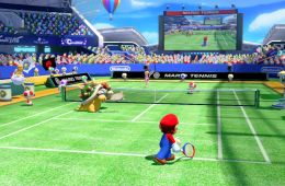 Скриншот из игры «Mario Tennis: Ultra Smash»