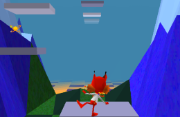 Скриншот из игры «Bubsy 3D»