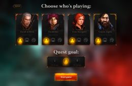 Скриншот из игры «The Witcher: Adventure Game»