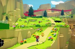 Скриншот из игры «Paper Mario: The Origami King»