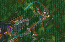 Скриншот из игры «RollerCoaster Tycoon»