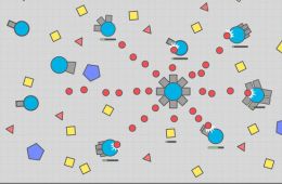 Скриншот из игры «Diep.io»