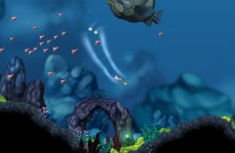 Скриншот из игры «Aquaria»