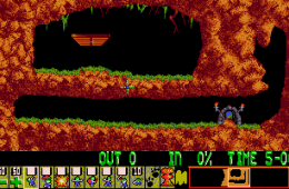 Скриншот из игры «Lemmings»