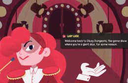 Скриншот из игры «Dicey Dungeons»