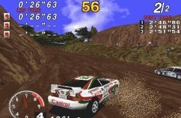 Скриншот из игры «Sega Rally Championship»